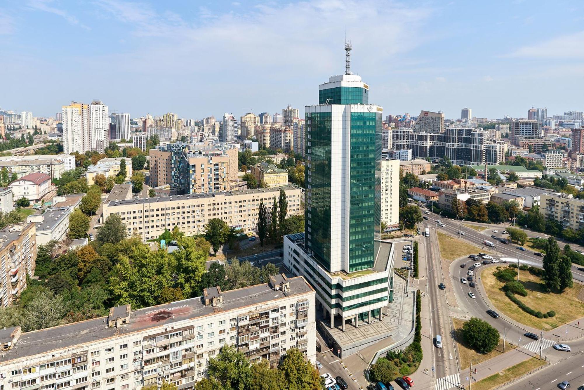 Manhattan City Apart View On The City- Parking Kiev Extérieur photo