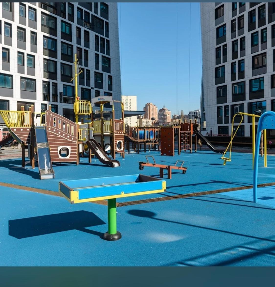 Manhattan City Apart View On The City- Parking Kiev Extérieur photo